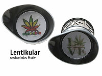 Grinder "Lentikular" 4-tlg.; 6-fach sort.;...