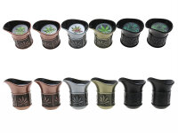 Grinder "Lentikular" 4-tlg.; 6-fach sort.; &Oslash; 35 mm; H&ouml;he: 7 cm; einzeln