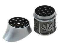 Grinder "Lentikular" 4-tlg.; 6-fach sort.; &Oslash; 35 mm; H&ouml;he: 7 cm; einzeln