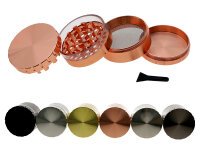 Grinder 4-tlg., &Oslash; 50 mm; H&ouml;he: 4,4 cm; einzeln