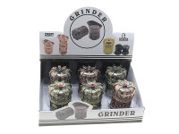Grinder "Crown" gold/ bronze; &Oslash; 34 mm, H&ouml;he: 6,5 cm; einzeln