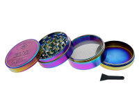 Grinder "Gold" regenbogenfarbig; 4-tlg.;...