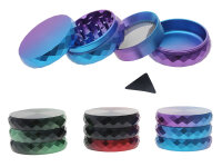 Grinder Diamond"; 4-tlg.; 3-fsch sort.; &Oslash; 53 mm; H&ouml;he 3,8 cm; einzeln