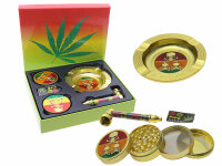 Geschenkbox "Rasta Skull" Grinder,...