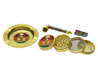 Geschenkbox "Rasta Skull" Grinder,...