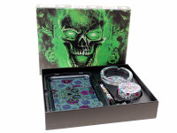 Geschenkbox "Skull Flower", Grinder,...