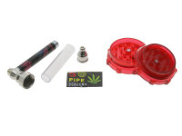 Pfeifen-Set "High Life" Pfeife, Grinder und Siebe