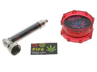 Pfeifen-Set "High Life" Pfeife, Grinder und Siebe