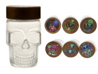 Aufbewahrungsdose "Alien", Glas; 6-fach...