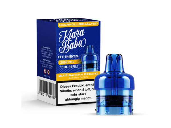 Kiara Baba Pod - Blue Banana Dreamz (Blaubeere, Banane) - 20mg