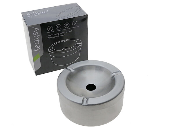 Aschenbecher "Simple Style"  braun, &Oslash; 11,5 cm; H&ouml;he: 6 cm