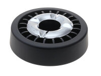 Aschenbecher "Lamelle" schwarz; &Oslash; 11 cm;...