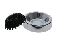 Aschenbecher "Lammelle" silber, &Oslash; 11 cm; H&ouml;he 5 cm