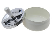 Schleuderaschenbecher wei&szlig; oder schwarz; 2-fach...