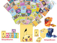 Pokémon Set - 50 Pokemon Karten & Deck Box