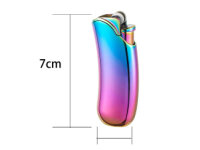 Elektrofeuerzeuge "BEANS" ergonomisches Design, 4-fach sortiert; 12er Display