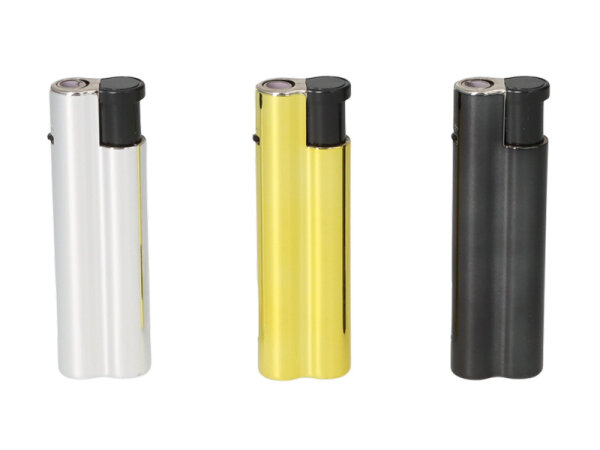 Sturmfeuerzeug "JetFusion", Jet-Flamme, 3-fach sortiert, 25er Display