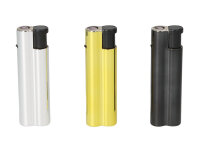 Sturmfeuerzeug "JetFusion", Jet-Flamme, 3-fach sortiert, 25er Display