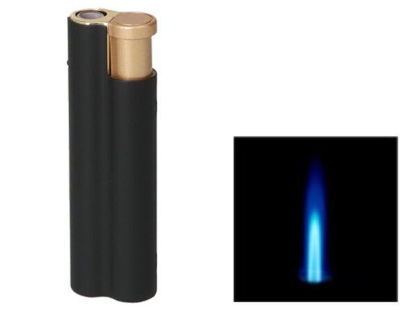 Sturmfeuerzeug "Jet Noir Gold", Jet-Flamme, 25er Display