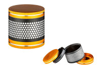 Grinder goldfarben/schwarz , 3-tlg.; Ø 6cm. H...