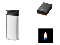 Sturmfeuerzeug "Silb./Schwarz", Piezo