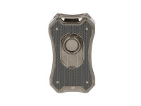 Sturmfeuerzeug Premium "Anthrazit/Carbon", 4xJet