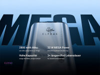 ELFBAR ELFX MEGA - Refillable Kit - silver (silber)