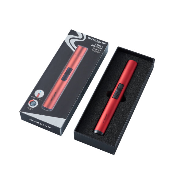 Sturm- und Stabfeuerzeug "CANDLE LIGHTER RED" Jetflame
