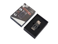 Zigarrenfeuerzeug "BELFAST" Blaue Doppelte Sturm-Flamme