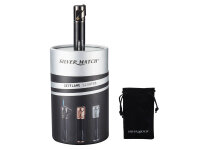 Zigarrenfeuerzeug "BRATISLAVA" Blaue Sturm-Flamme, 6er Display