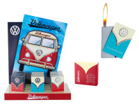 Metallfeuerzeug "VW CARD" Metall, 12er Display
