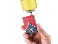 Metallfeuerzeug "VW CARD" Metall, 12er Display