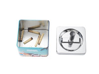 Schleuderaschenbecher "STORMTROOPER SQUARE PUSH", 8.5 x 8.5 x 12.2 cm, 6er Display