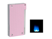 Sturmfeuerzeug "Chrom/Rosa", Flat Flame