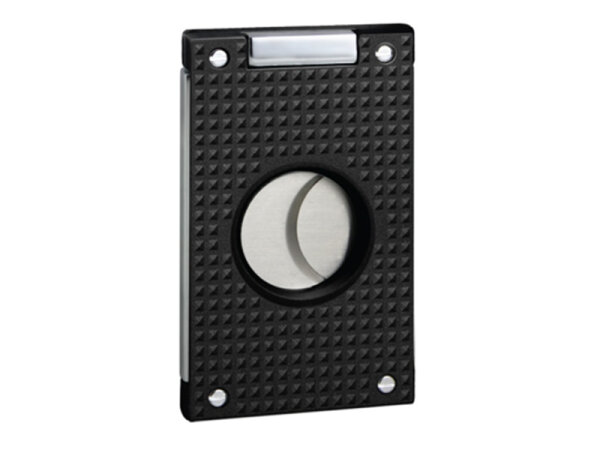 Zigarrenabschneider "Chrom/ Schwarz", 2 Klingen; Ring 56