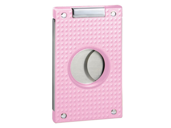 Zigarrenabschneider "Chrom/ Rosa", 2 Klingen; Ring 56