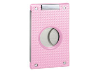 Zigarrenabschneider "Chrom/ Rosa", 2 Klingen;...