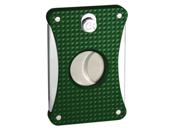 Zigarrenabschneider "Chrom/ Grün", 2 Klingen; Ring 56