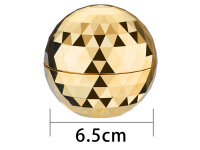 Grinder "Disco" 3-fach sortiert, 6,5 x 6,5 x 6,2 cm, 4er Display