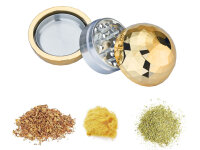 Grinder "Disco" 3-fach sortiert, 6,5 x 6,5 x 6,2 cm, 4er Display