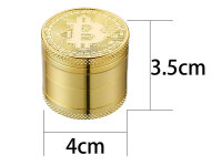 Grinder "BITCOIN ", 4 x 4 x 3,5 cm, einzeln