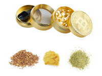 Grinder "BITCOIN ", 4 x 4 x 3,5 cm, einzeln