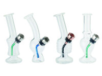 Glasbong"Mini Tranzparent", 12,5cm, 4-fach...