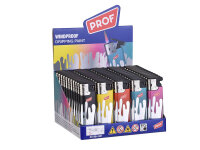 Sturmfeuerzeuge "DRIPPING PAINT SLIDECAP",...