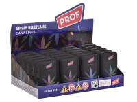 Sturmfeuerzeuge "Cana Lines", Blueflame, 4-fach...