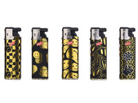 Sturmfeuerzeuge "Faces", 5-fach sortiert, 50er...