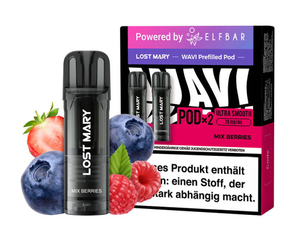 Lost Mary WAVI Prefilled Pod - Mix Berries (Beeren mischung) - 20mg