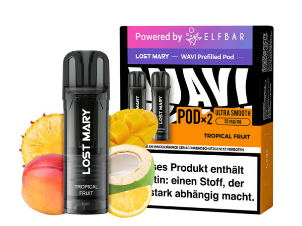 Lost Mary WAVI Prefilled Pod - Tropical Fruit (Tropische Frucht) - 20mg