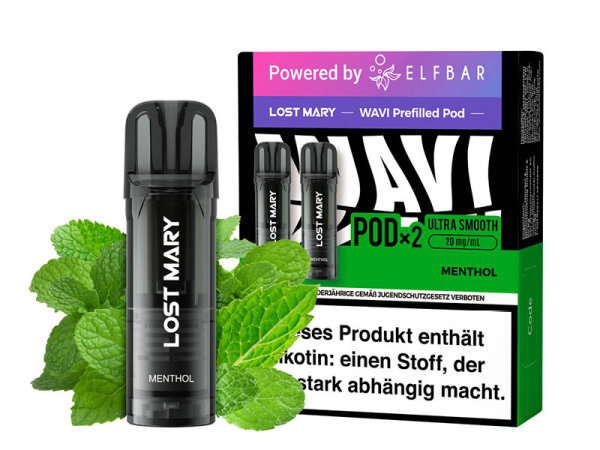 Lost Mary WAVI Prefilled Pod - Menthol - 20mg