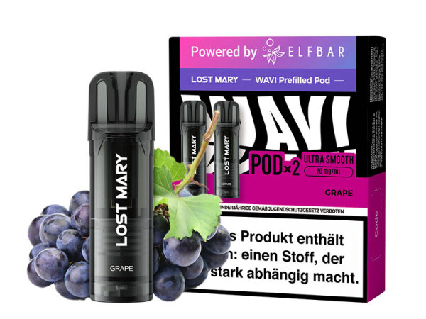 Lost Mary WAVI Prefilled Pod - Grape (Traube) - 20mg